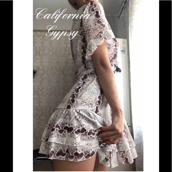 Snakeskin Western Boho Dress - Picture 12 of 14